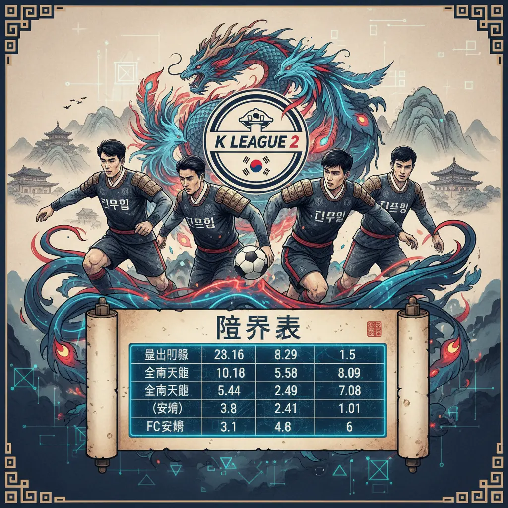 賠率表 - 南韓K2聯賽