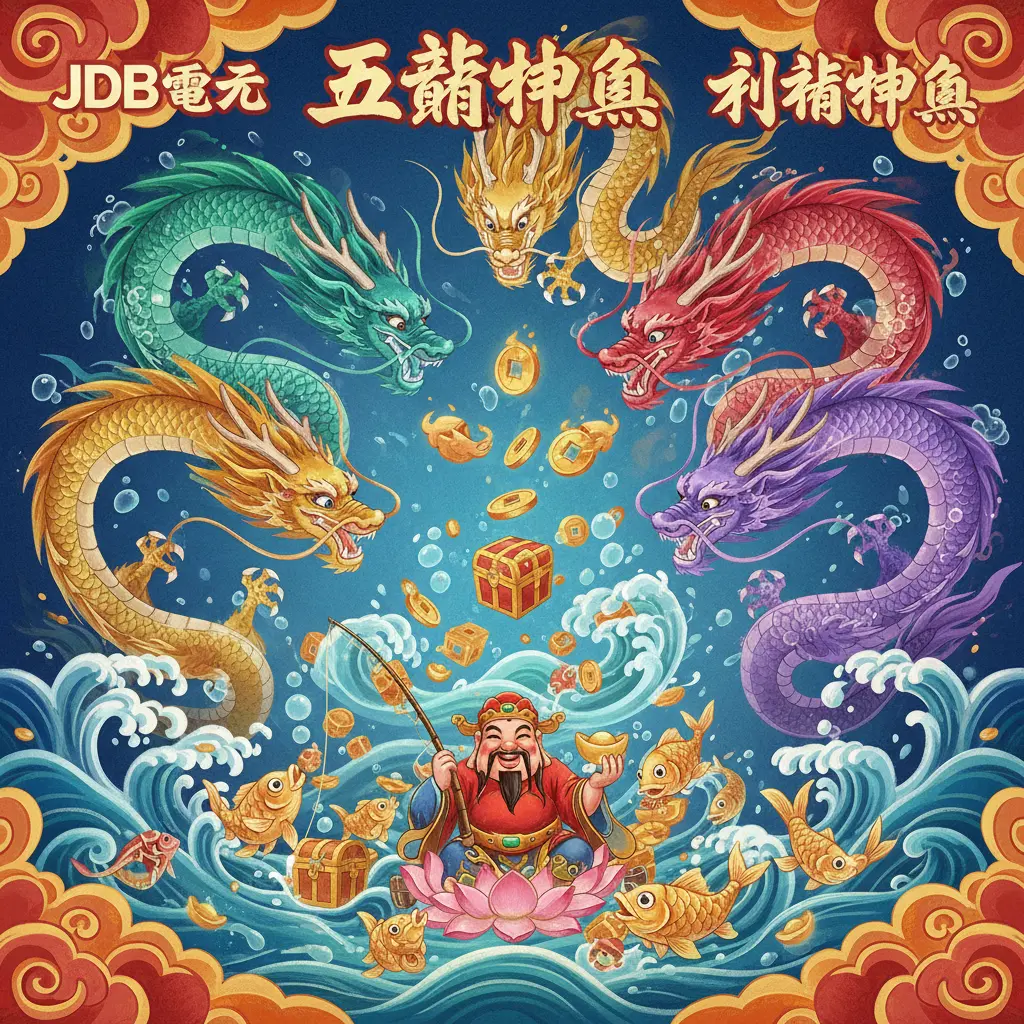 JDB電子-財神捕魚 - 五龍捕魚